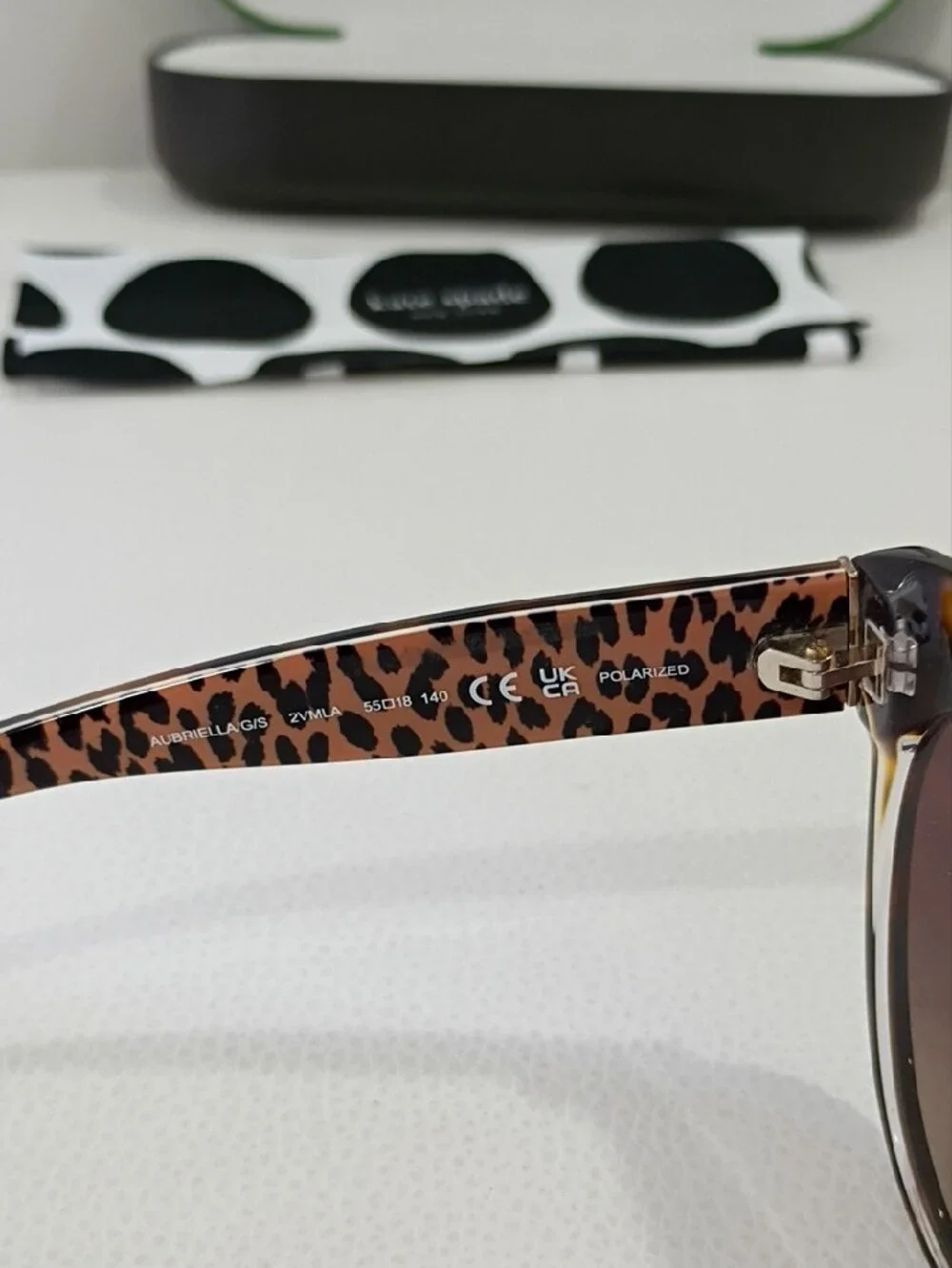 kate spade Tortoiseshell Cat Eye Sunglasses with Brown Gradient Lenses
